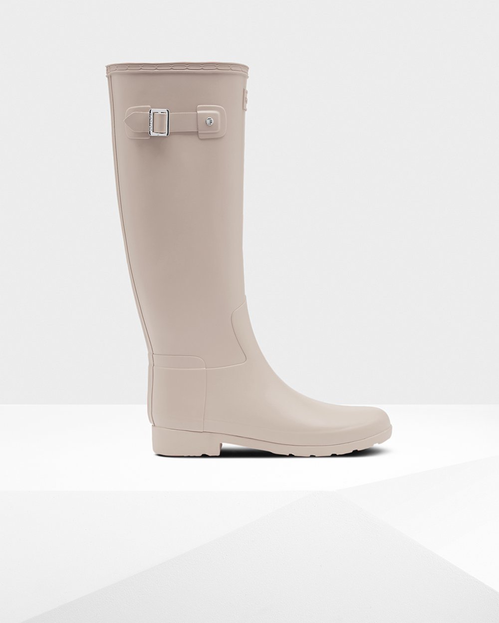 Hunter Mujer Refined Slim Fit - Botas de Lluvia Gris - 679-EJGQPI